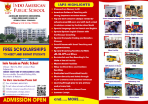 Admissions open at Indo American Public School Udaipur