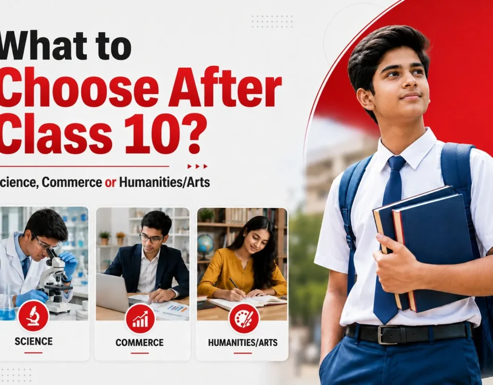 What to Choose After Class 10 Science, Commerce or Humanities