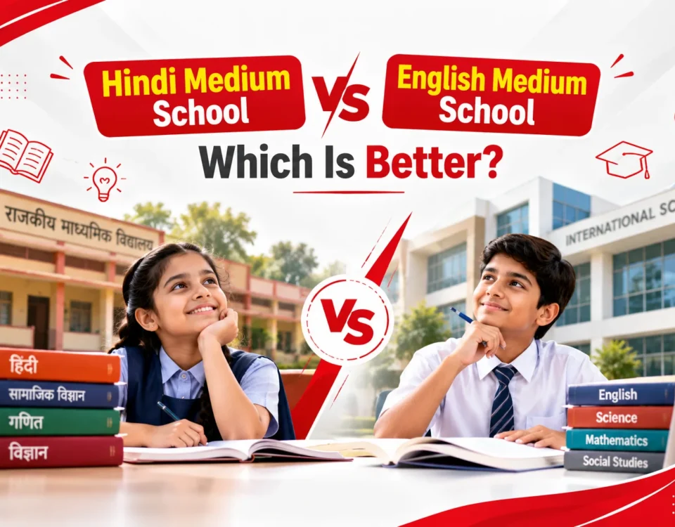 Hindi Medium School vs English Medium School - Which Is Better